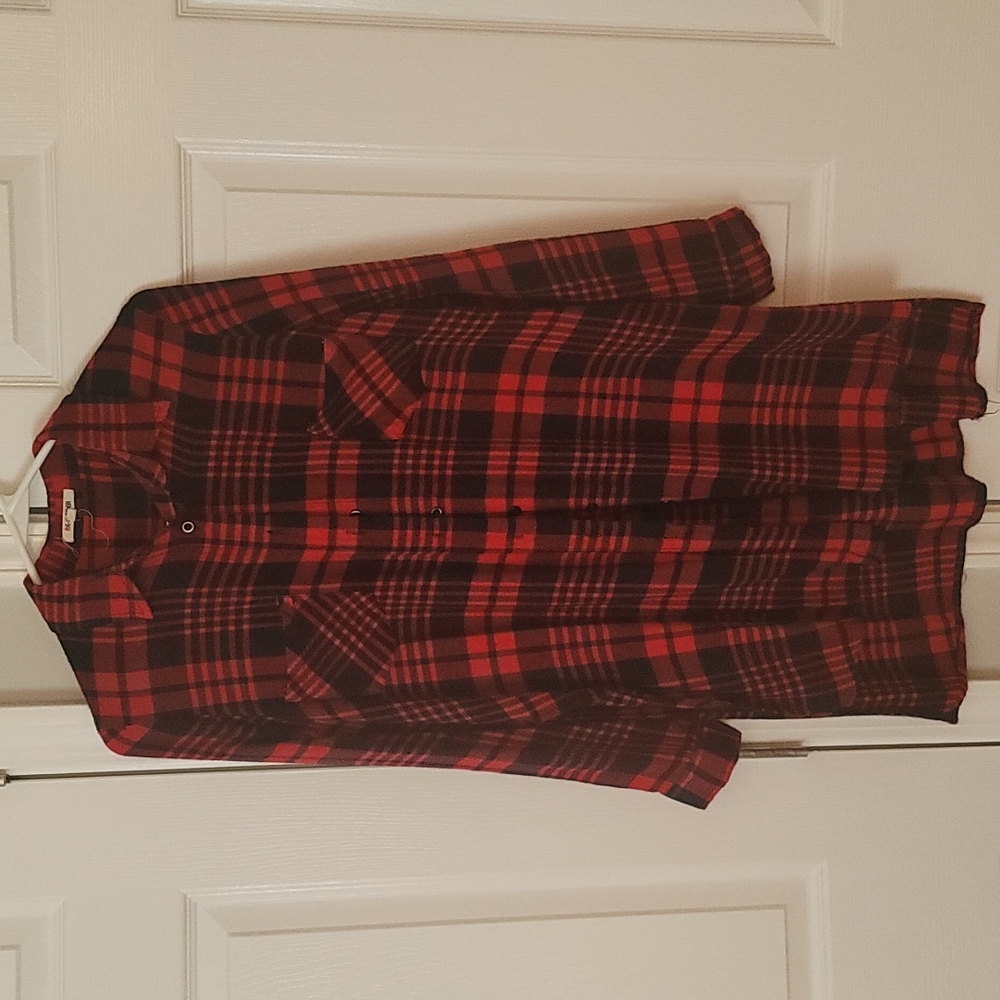 Womens long flannel